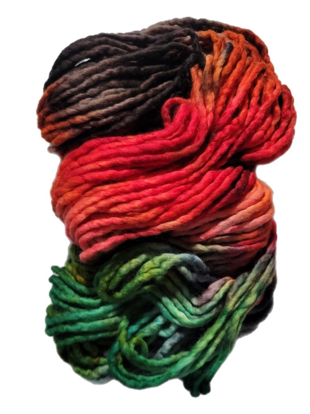 Hoof to Hanger Yarn Hand Dyed Super Bulky 100% Merino 100Yards 5.5 oz. Craft